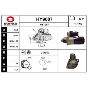 Anlasser für HYUNDAI von SNRA
