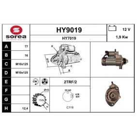 Anlasser für HYUNDAI von SNRA