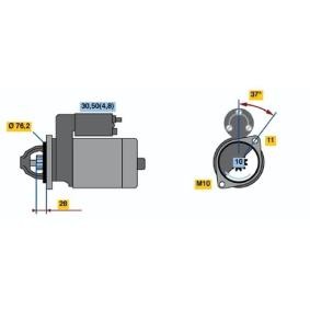 Anlasser für AUDI von BOSCH