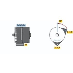 Lichtmaschine für SAAB von BOSCH