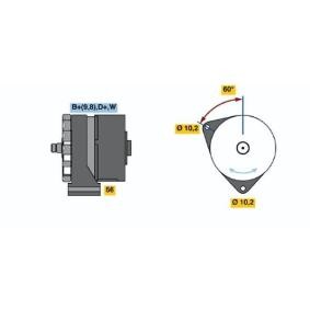Lichtmaschine von BOSCH 0 120 489 469
