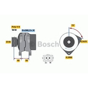 Lichtmaschine für SEAT von BOSCH