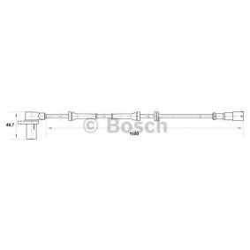 Acquista Sensore ABS da BOSCH 0 265 006 414 a buon mercato per soli 73,65 €