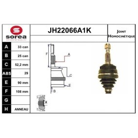 Acquista Kit giunti semiasse da SNRA JH22066A1K a buon mercato per soli 104,29 €