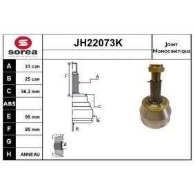 Acquista Kit giunti semiasse da SNRA JH22073K a buon mercato per soli 104,29 €