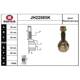 Acquista Kit giunti semiasse da SNRA JH22085K a buon mercato per soli 104,29 €