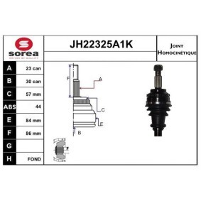 Acquista Kit giunti semiasse da SNRA JH22325A1K a buon mercato per soli 104,29 €