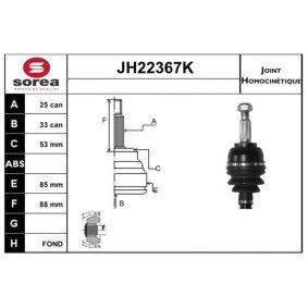 Acquista Kit giunti semiasse da SNRA JH22367K a buon mercato per soli 104,29 €