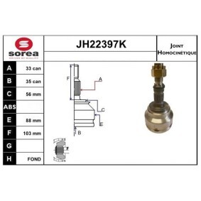Acquista Kit giunti semiasse da SNRA JH22397K a buon mercato per soli 104,29 €