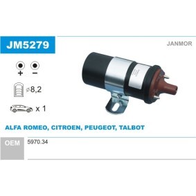 Köp Tändspole av JANMOR JM5279 till det låga priset 746,34 kr