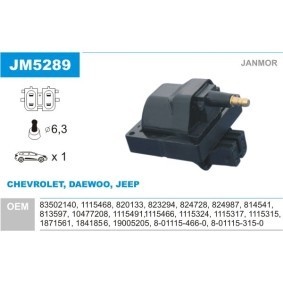 Acquista Bobina d'accensione da JANMOR JM5289 a buon mercato per soli 9,68 €