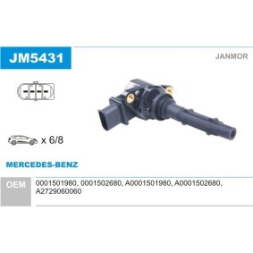 Zündspule JM5431 von JANMOR günstig für 44,58 € online kaufen