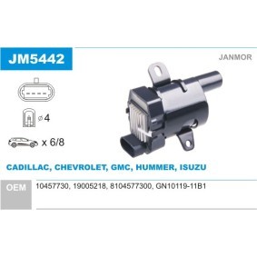 Acquista Bobina d'accensione da JANMOR JM5442 a buon mercato per soli 40,52 €