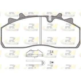 Bremsbeläge JSX 21254.80 für DAF