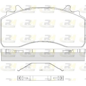 Bremsbeläge JSX 21526.00 für MAN