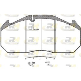 Bremsbeläge JSX 2506.31 für MAN