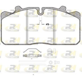 Bremsbeläge JSX 2658.30 für MAN