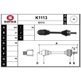 Antriebswelle für KIA von SNRA