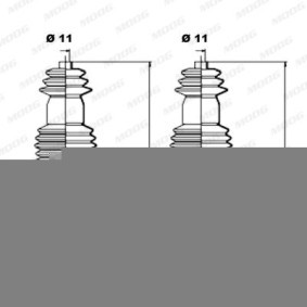 Achetez des Jeu de joint-soufflet, direction MOOG K150049 à prix pour 14,76 €