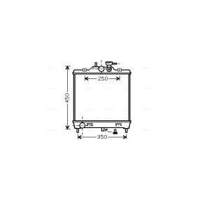 Achetez des Radiateur du moteur AVA COOLING SYSTEMS KAA2064 à prix pour 151,58 €