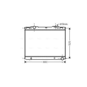 Achetez des Radiateur du moteur AVA COOLING SYSTEMS KAA2133 à prix pour 320,75 €