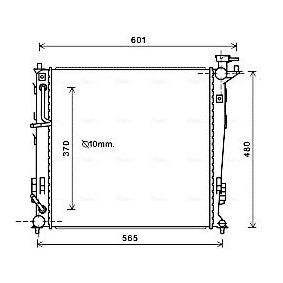 Achetez des Radiateur du moteur AVA COOLING SYSTEMS KAA2214 à prix pour 258,75 €