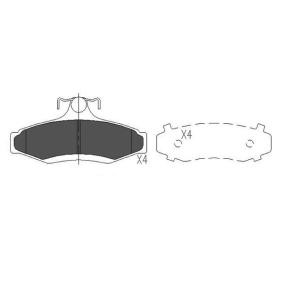 Bremsbeläge von KAVO PARTS
