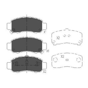 Acquista Pastiglie dei freni da KAVO PARTS online per INSIGHT (ZE) a prezzi moderati