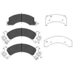 Compre Pastilhas de travão de KAVO PARTS online para Elf Camião de plataforma / Chassis (NKR7_, NKS7_, NHR6_, NKR6_, NPR_6) a preços moderados