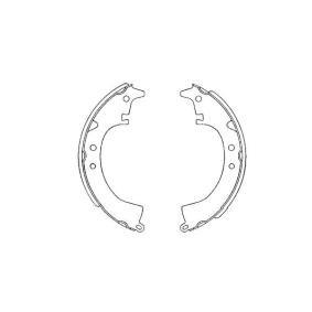 Compre Zapatas de freno de KAVO PARTS online para CARINA (TA4L, TA6_L) a precios moderados