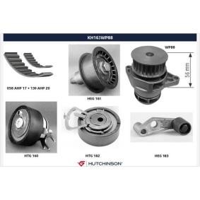 Achetez des Kit de distribution + pompe à eau HUTCHINSON KH 163WP88 à prix pour 234,95 €