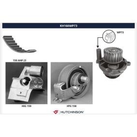 Achetez des Kit de distribution + pompe à eau HUTCHINSON KH 166WP73 à prix pour 257,37 €
