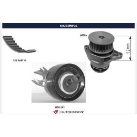 Achetez des Kit de distribution + pompe à eau HUTCHINSON KH 268WP24 à prix pour 147,15 €