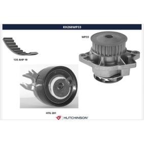 Achetez des Kit de distribution + pompe à eau HUTCHINSON KH 268WP33 à prix pour 144,17 €