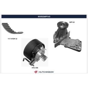 Achetez des Kit de distribution + pompe à eau HUTCHINSON KH 352WP145 à prix pour 146,03 €