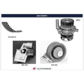 Achetez des Kit de distribution + pompe à eau HUTCHINSON KH 418WP51 à prix pour 242,85 €