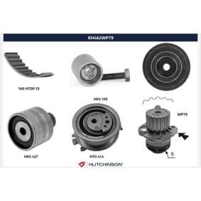 Achetez des Kit de distribution + pompe à eau HUTCHINSON KH 462WP79 à prix pour 297,52 €