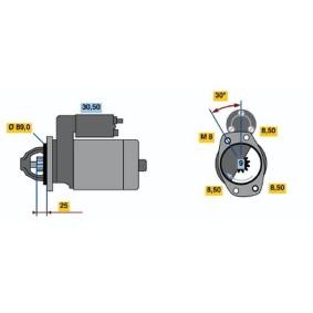 Anlasser für PEUGEOT von BOSCH