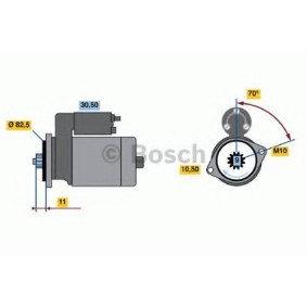 Anlasser für NISSAN von BOSCH