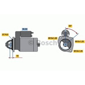 Köp Startmotor av BOSCH 0 986 016 011 till det låga priset 2174,00 kr