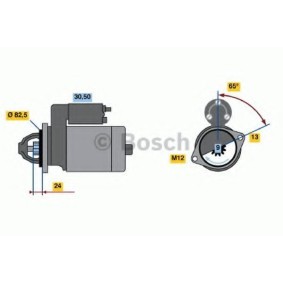 Köp Startmotor av BOSCH 0 986 017 480 till det låga priset 2416,03 kr