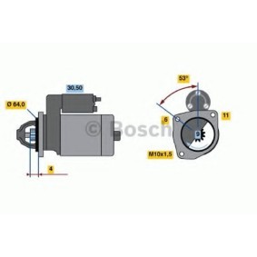Anlasser 0 986 017 840 von BOSCH günstig für 77,97 € online kaufen