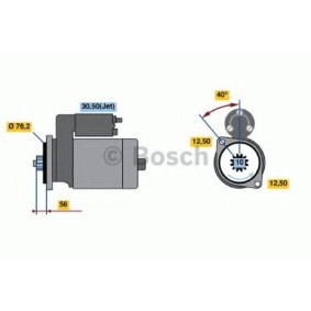Köp Startmotor av BOSCH 0 986 018 500 till det låga priset 1897,03 kr
