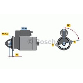Köp Startmotor av BOSCH 0 986 018 541 till det låga priset 4919,05 kr