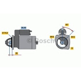 Köp Startmotor av BOSCH 0 986 018 711 till det låga priset 1609,08 kr
