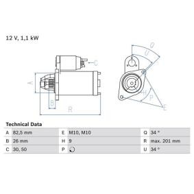 Acquista Motorino avviamento da BOSCH 0 986 018 850 a buon mercato per soli 107,56 €