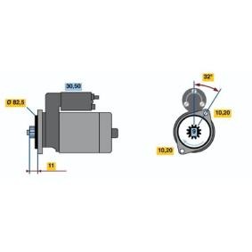 Anlasser für NISSAN von BOSCH