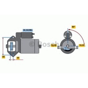 Köp Startmotor av BOSCH 0 986 021 810 till det låga priset 1330,29 kr