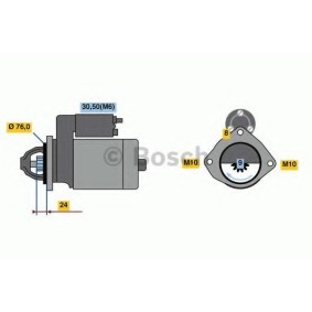 Köp Startmotor av BOSCH 0 986 022 710 till det låga priset 2974,43 kr