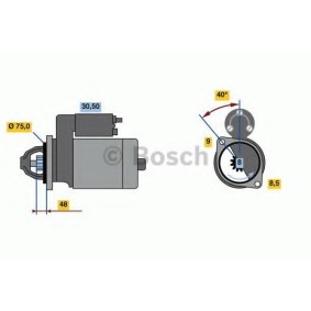 Köp Startmotor av BOSCH 0 986 023 520 till det låga priset 1425,63 kr